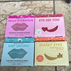 Embrace Your Face Lip and Eye Mask Set